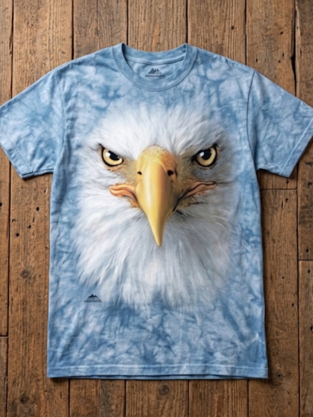 Bald Eagle Graphic T-Shirt in Blue